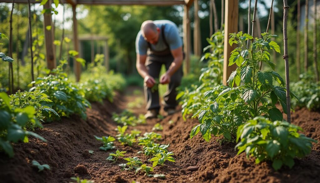 Astuces pratiques pour optimiser l’espace du potager grâce au palissage