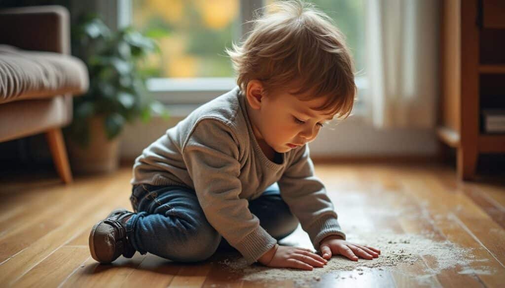 Limiter la poussière sur les plinthes pour les enfants allergiques