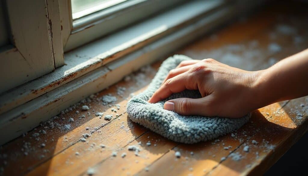 Comment éliminer la poussière sur les plinthes d'une chambre ancienne