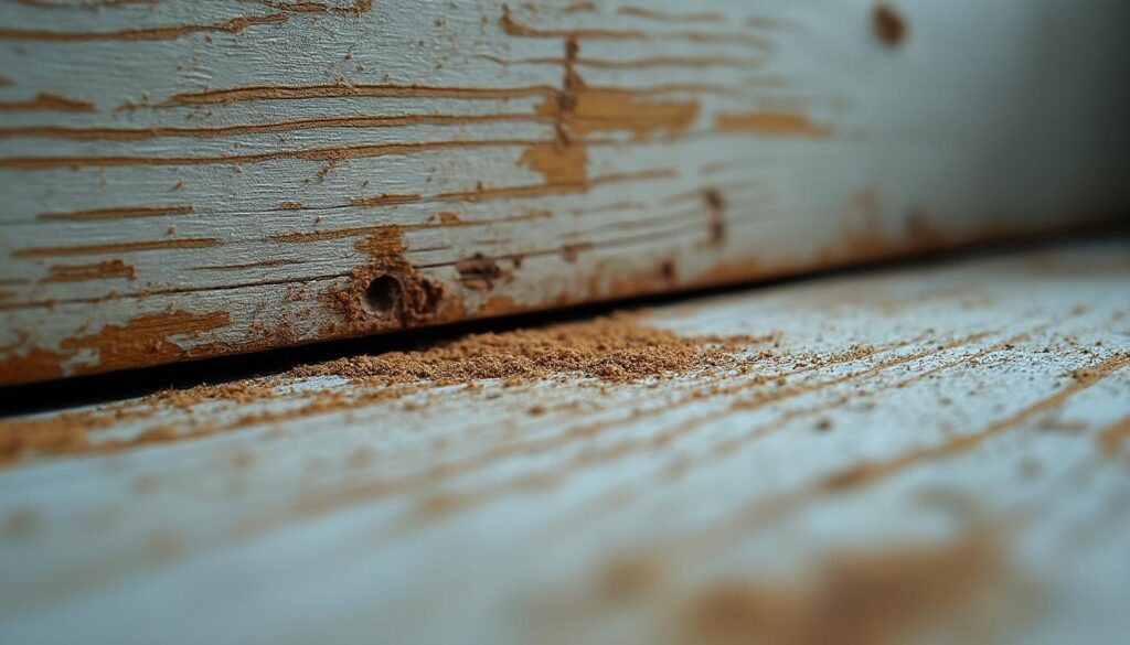 Traiter la poussière dans les coins difficiles des plinthes