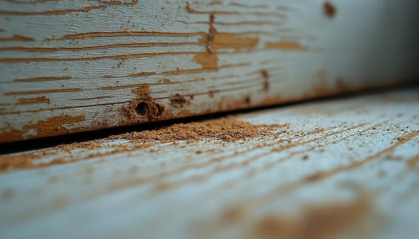 Traiter la poussière dans les coins difficiles des plinthes