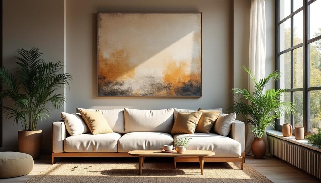 Comment intégrer une toile murale dans la décoration d’un salon moderne ?