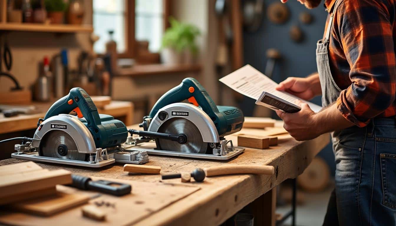 Illustration: Les caractéristiques techniques essentielles des scies circulaires Black Decker