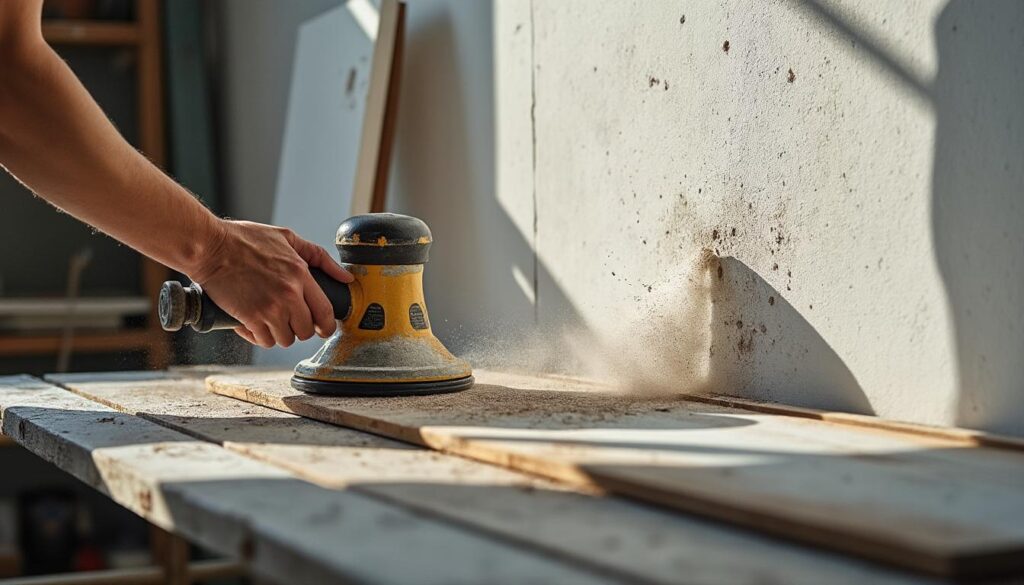 Utiliser un marteau cloueur pour la fixation des cadres au mur