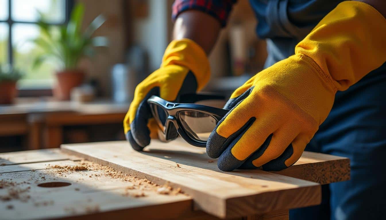 Conseils de sécurité lors du bricolage à la maison avec un marteau cloueur