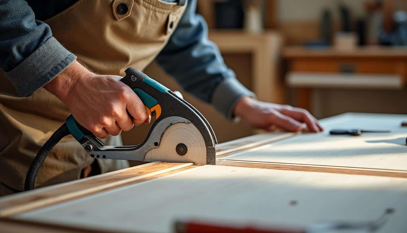 Couper du mélaminé sans éclat avec une scie sauteuse : astuces clés