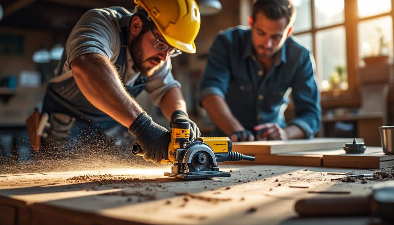 Illustration: Pourquoi la scie à onglet Einhell séduit tant les bricoleurs et professionnels