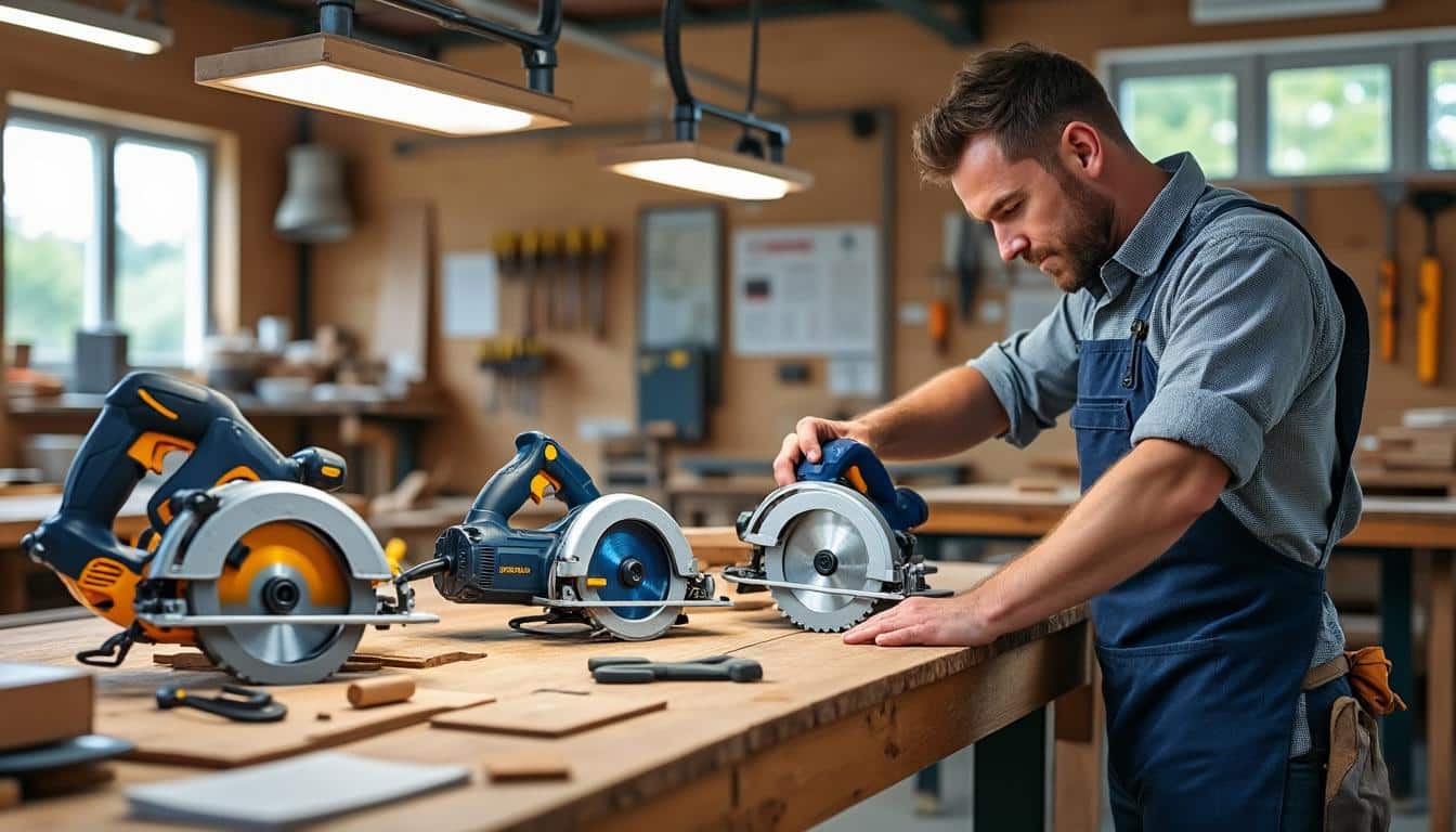 Illustration: Tout savoir sur la scie circulaire Erbauer et ses gammes disponibles