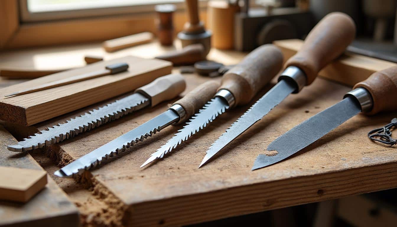 Illustration: Les différents types de lames pour scie circulaire adaptées au travail du bois