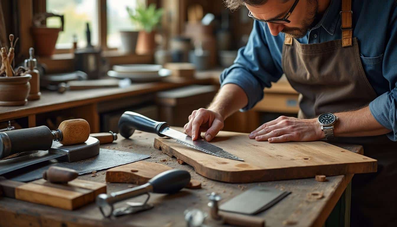 Illustration: Comprendre la scie à plat : définition et formes principales