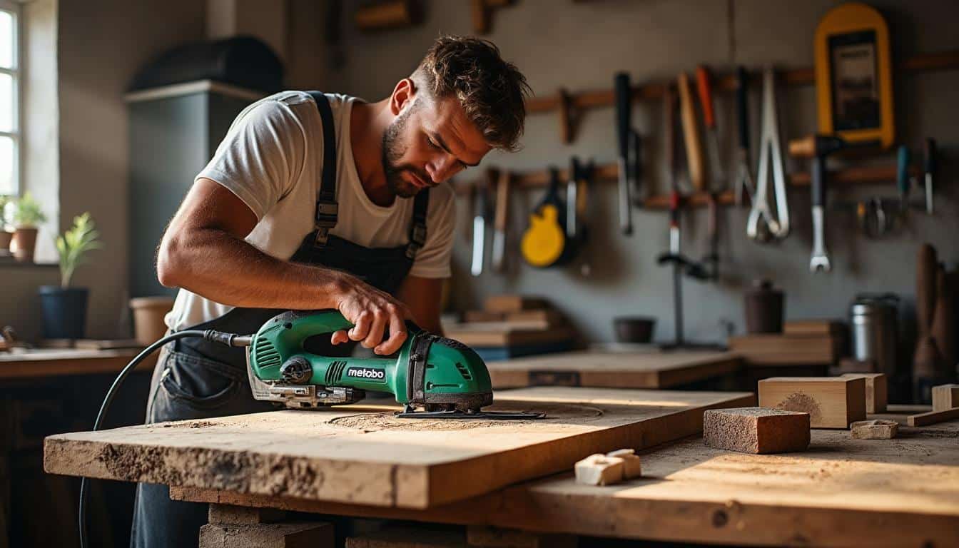 Illustration: Comprendre la scie à onglet radiale et la marque Metabo