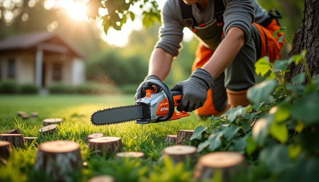 Scie Stihl à batterie : puissance et liberté pour vos travaux