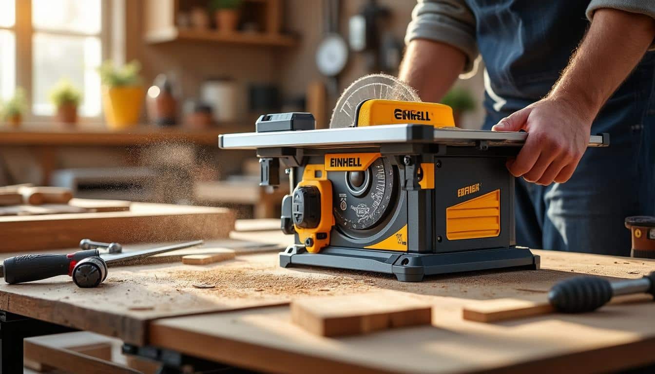 Illustration: Tout savoir sur les caractéristiques techniques de la scie sur table Einhell TC TS 2225 U