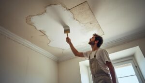Peinture pour plafond fissuré : conseils pour une rénovation réussie