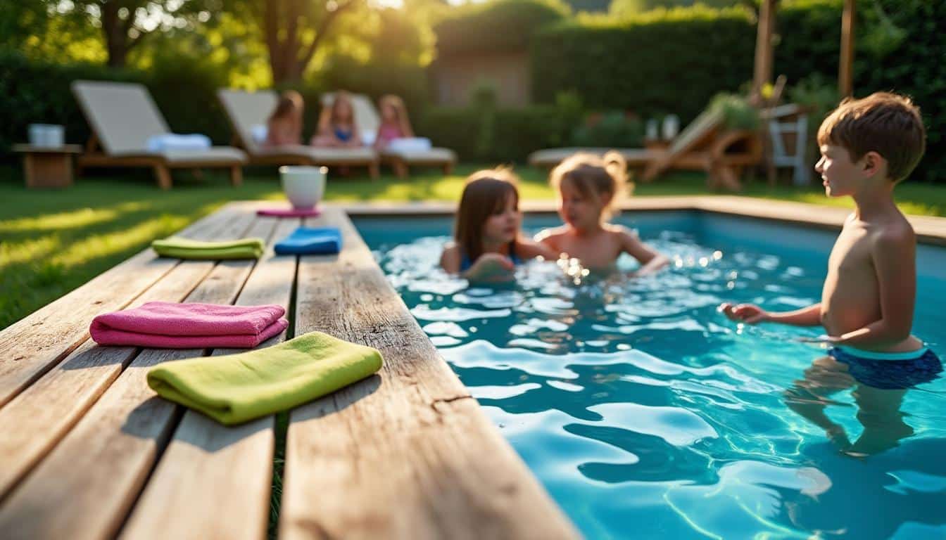 Piscine hors sol rectangulaire en bois : élégance et facilité d’installation