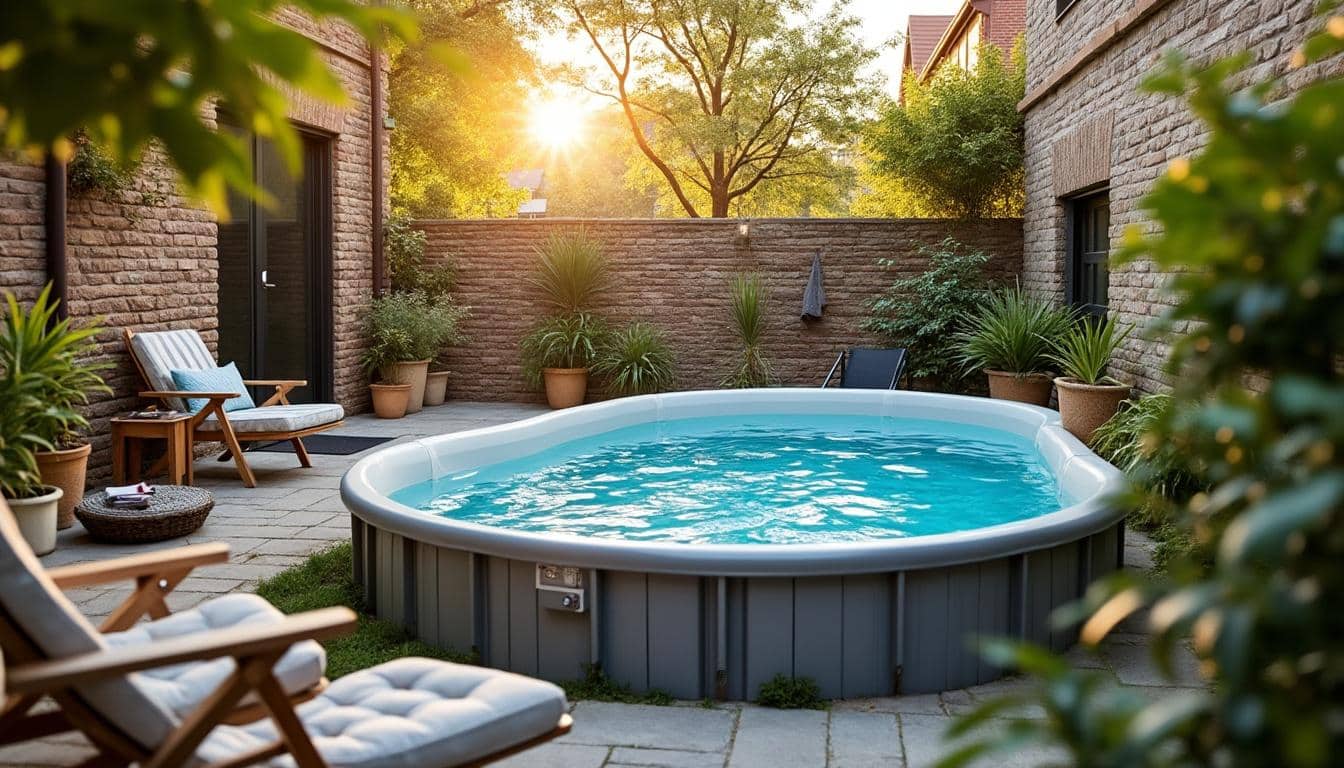 Illustration: Comprendre les spécificités des mini piscines coque rigide adaptées aux petits espaces