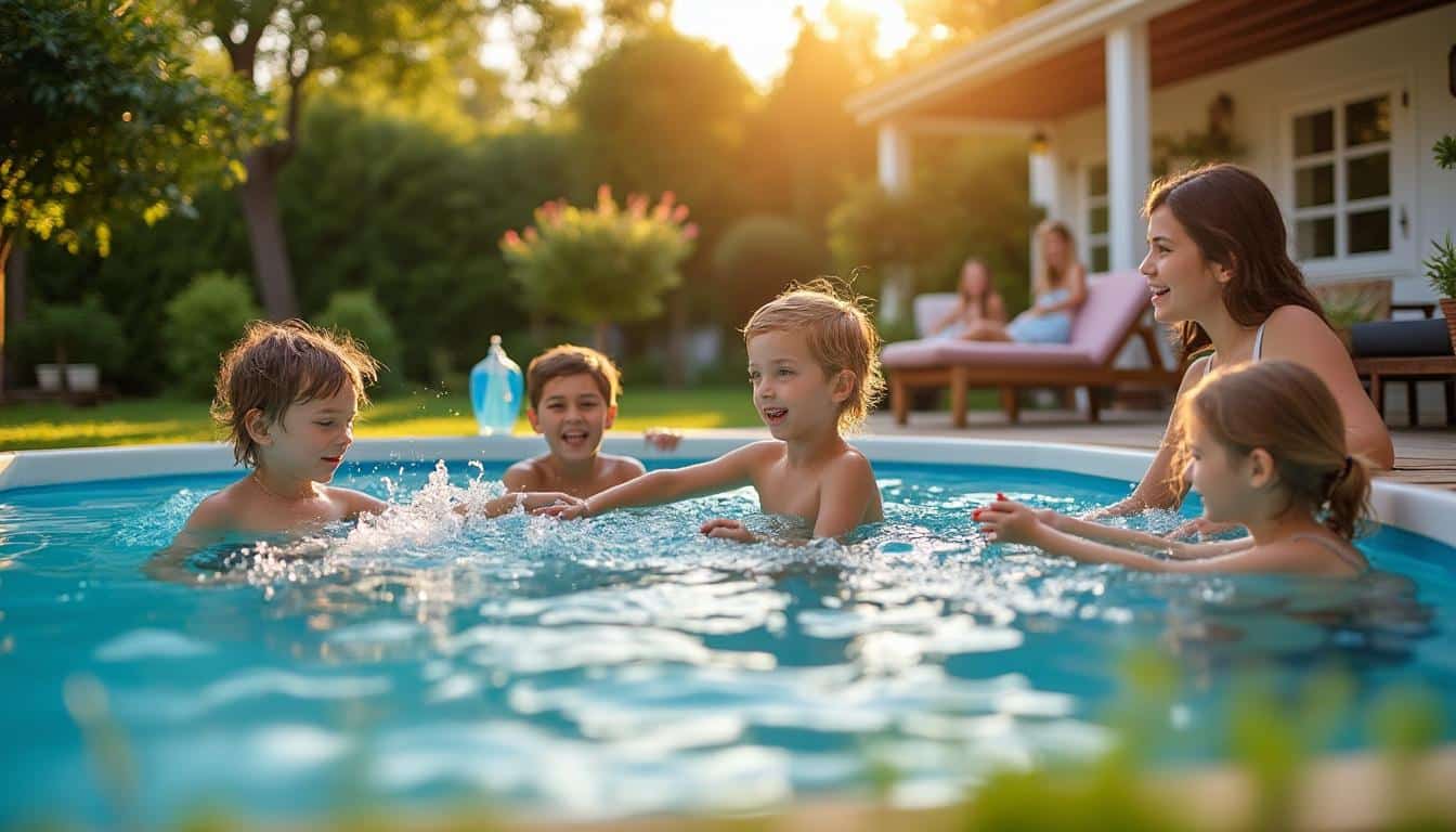 Illustration: Pourquoi choisir une piscine en résine hors sol pour votre espace extérieur ?