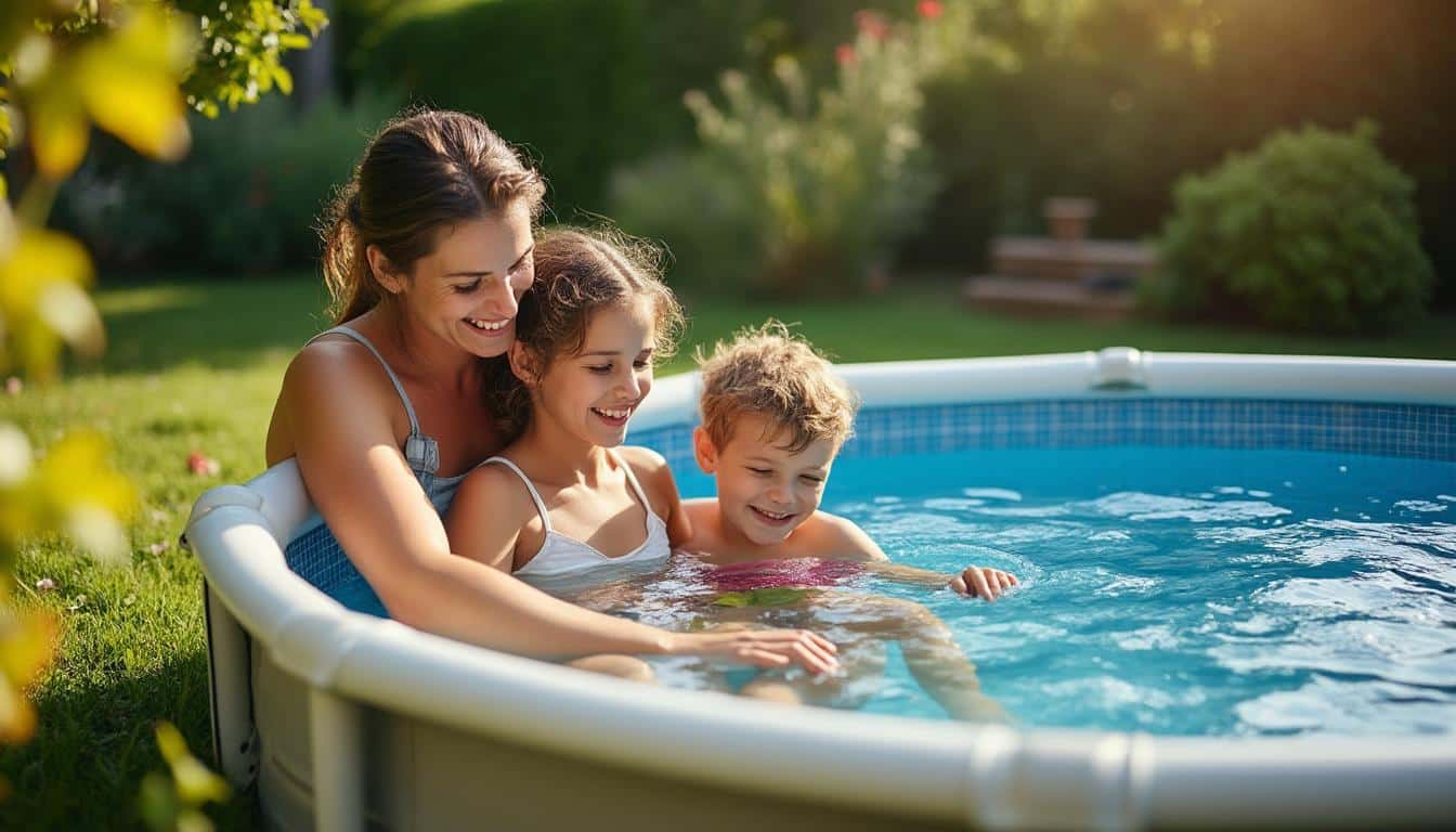 Piscine en résine hors sol : installation facile et durable