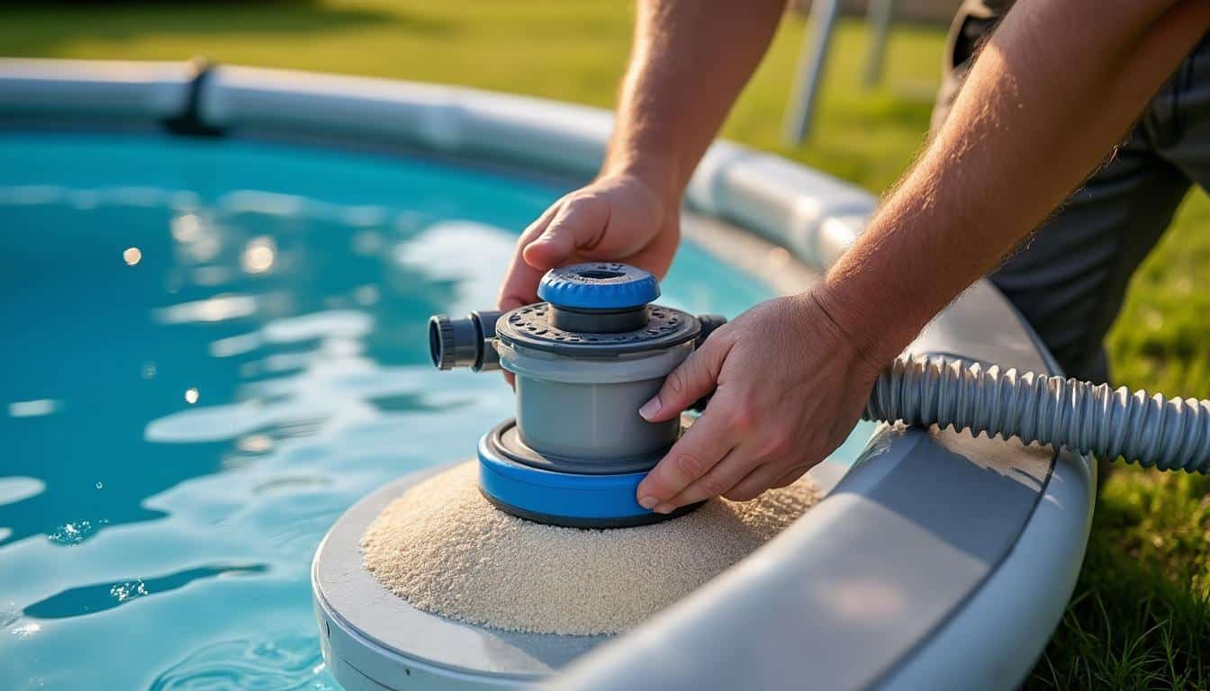 Illustration: Comment fonctionne un système de filtration à sable pour piscine hors sol ?