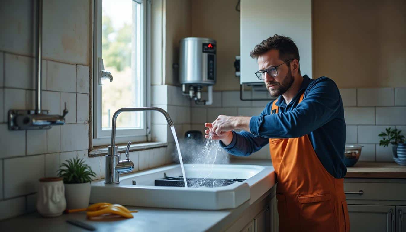 Illustration: Comprendre pourquoi l’eau chaude devient froide avec une chaudière à gaz