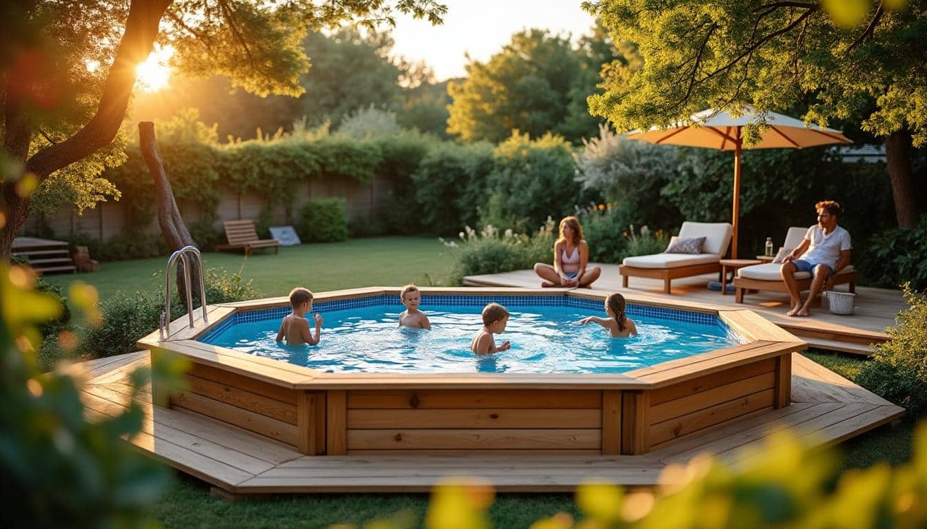 Illustration: Comprendre l’intérêt d’une piscine hexagonale hors sol en bois