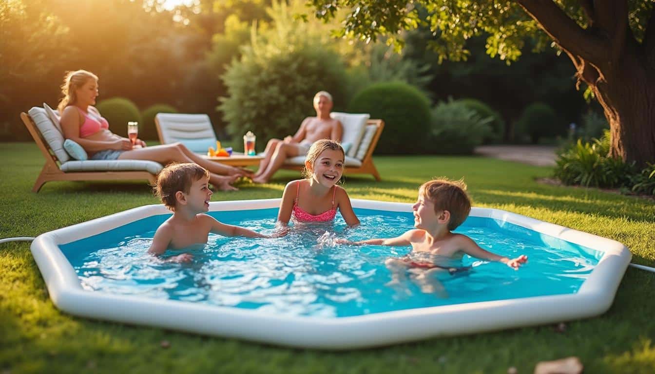 Illustration: Pourquoi opter pour une piscine octogonale avec structure hors sol ?