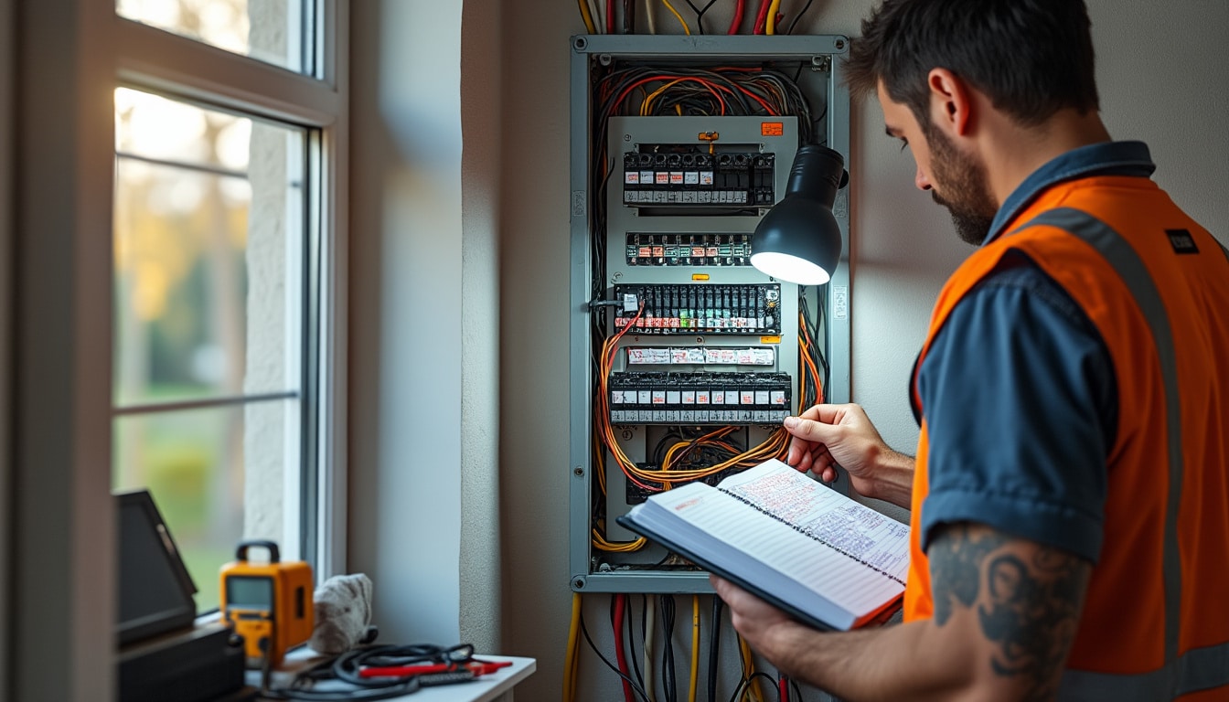 Illustration: Comprendre la fonction et l’utilité des étiquettes dans un tableau électrique