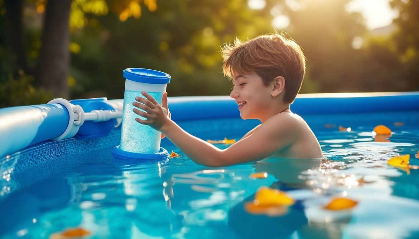 Illustration: Comprendre le rôle essentiel du skimmer dans une piscine hors sol Intex