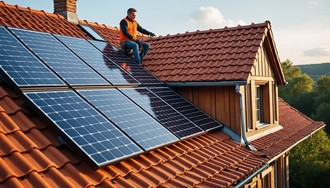 Illustration: Comprendre la tuile photovoltaïque en couleur rouge : définition et spécificités