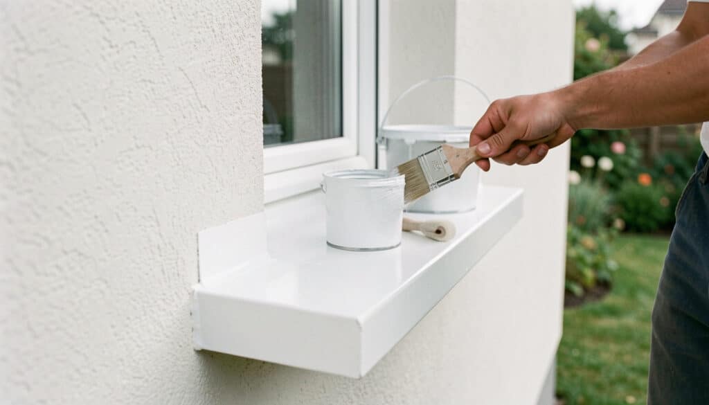 Quelle peinture choisir pour un appui de fenêtre béton