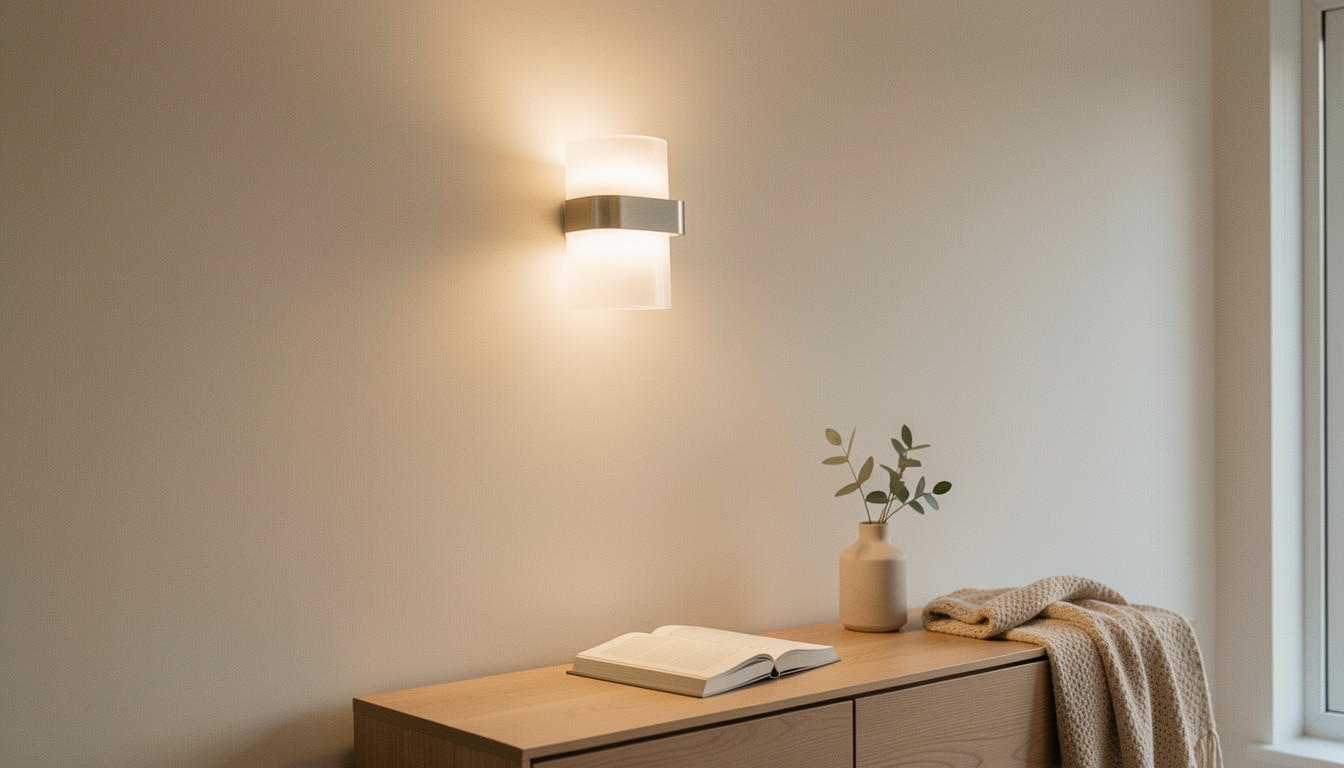 Applique murale minimaliste pour un intérieur épuré