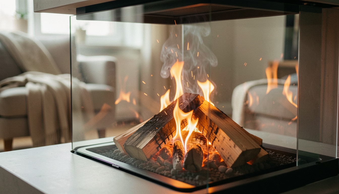 Pourquoi le bois crépite-t-il dans la cheminée ?